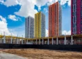 Новую школу продолжают возводить в ЖК «Тетрис» в Красногорске