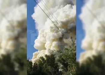 Baza: взрыв прогремел на территории склада в подмосковной деревне Ачкасово