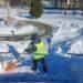 В Кашире продолжаются работы по уборке снега и наледи