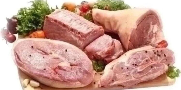 АКЦИЯ ЦЕНА СНИЖЕНА  Свинина на кости охл. вес.