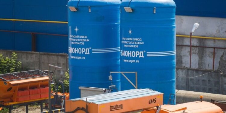 Жидкий Бионорд впервые будут применять для зимнего содержания дорог в Московской области