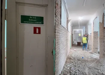 В Клину началось преображение второго здания лицея имени Менделеева