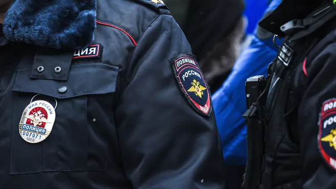 Охрана общественного порядка сотрудниками полиции в Москве